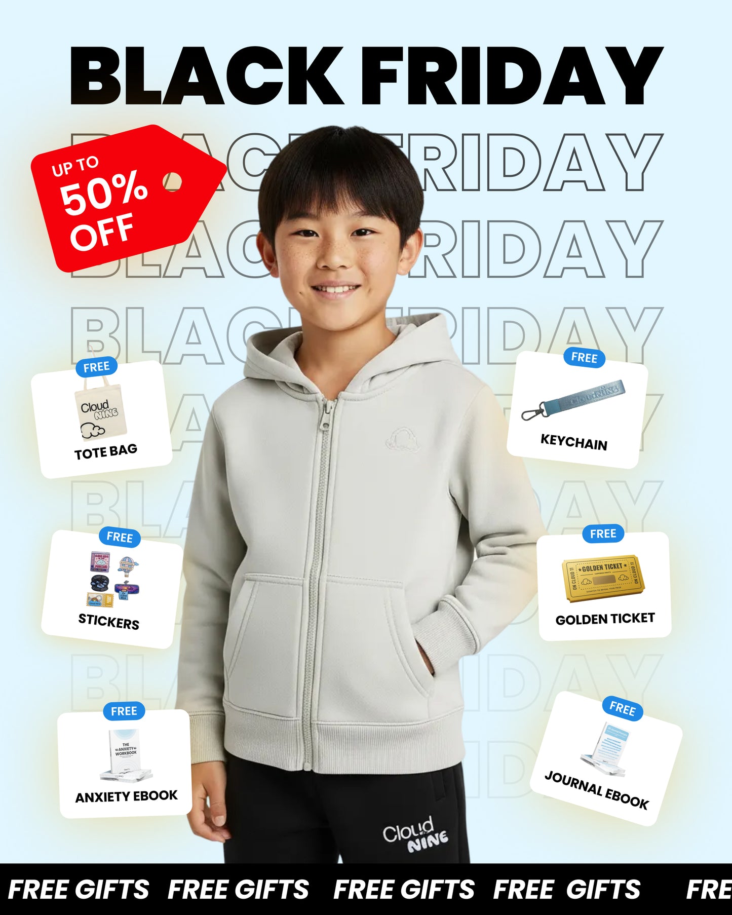 Cloud Kids Calming Hoodie