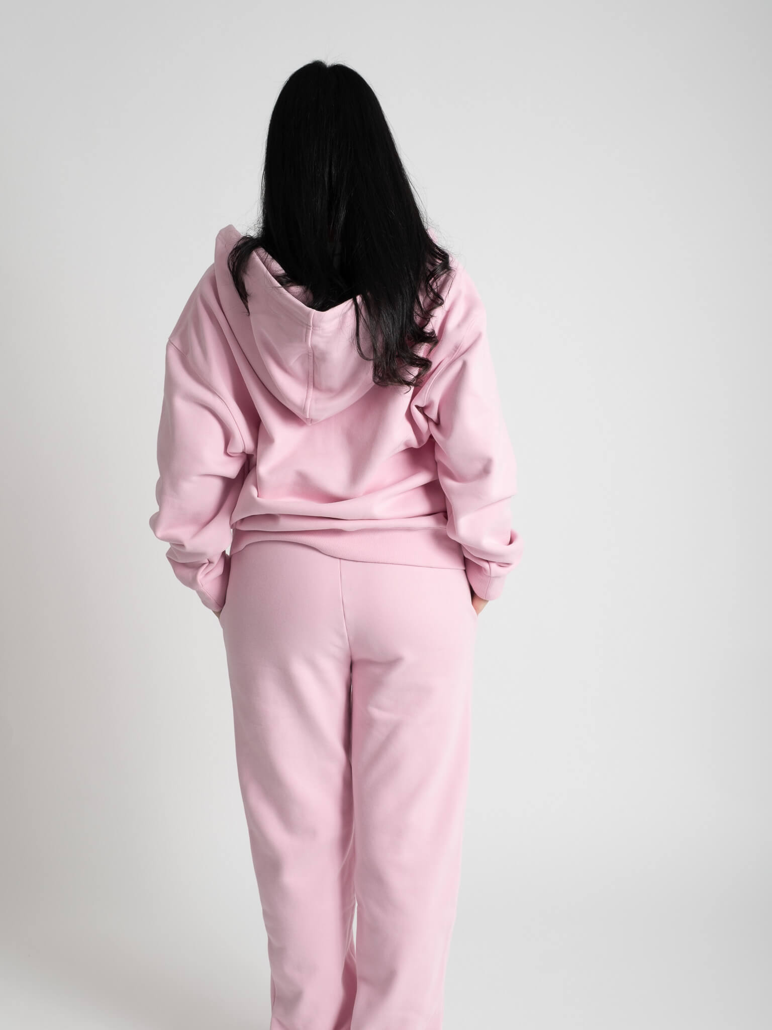 Pink Zip Up Backside