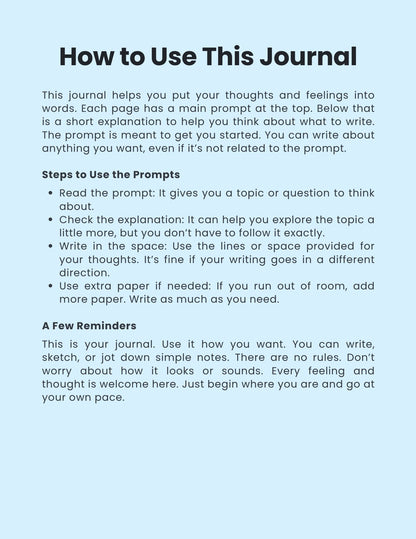 30 Journal Prompts