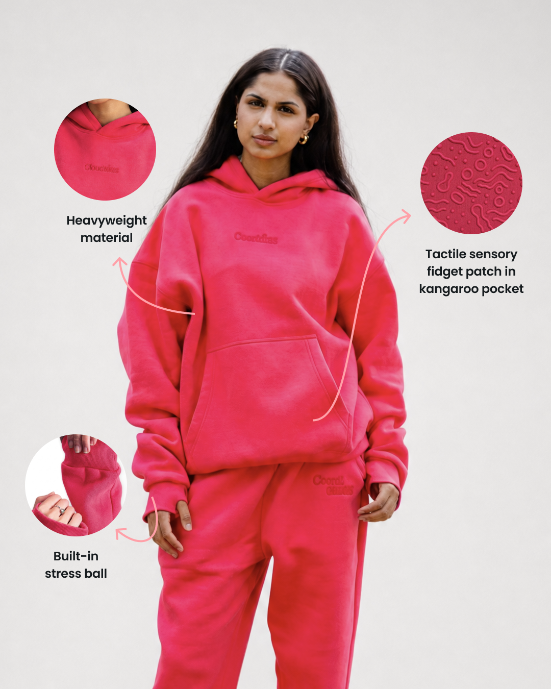 Grounding Hoodie Berry image 02