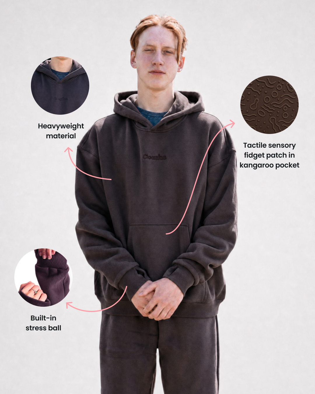 Grounding Hoodie Espresso image 02