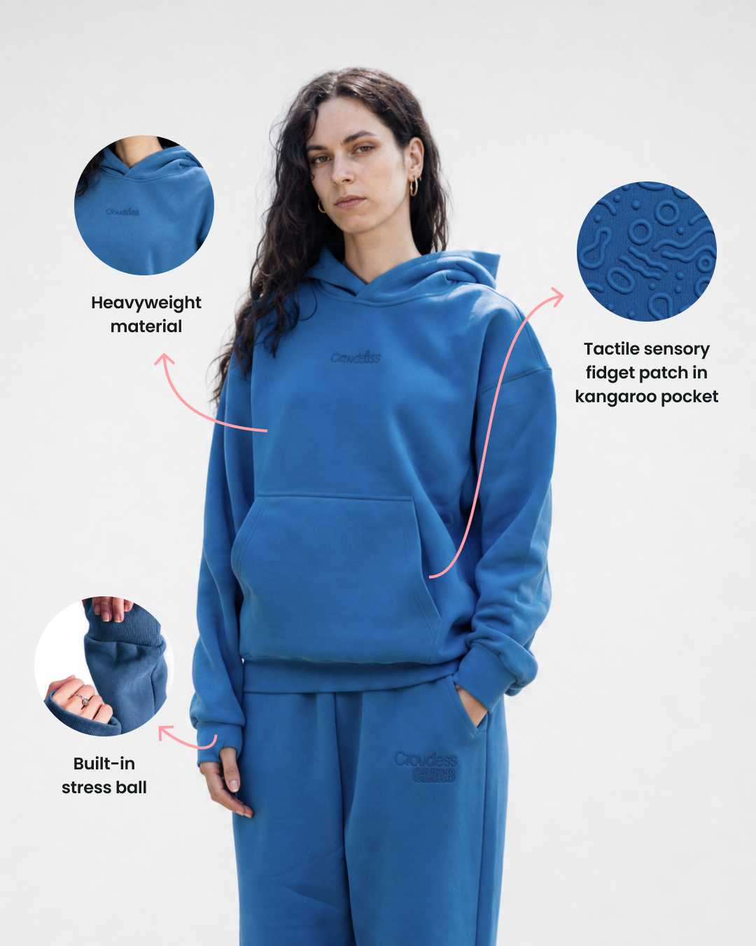 Grounding Hoodie Ocean image 02