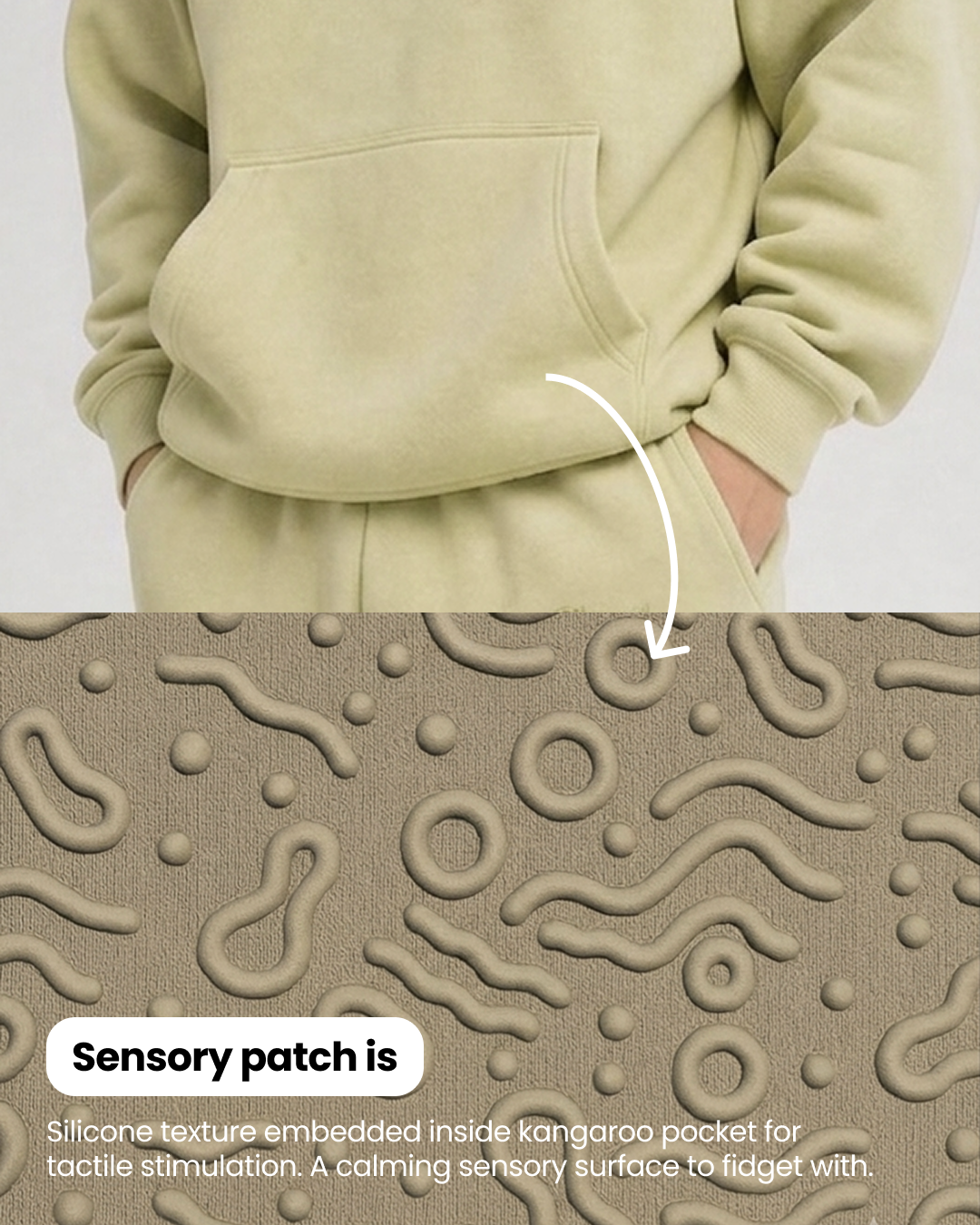 Grounding Hoodie Olive image 03