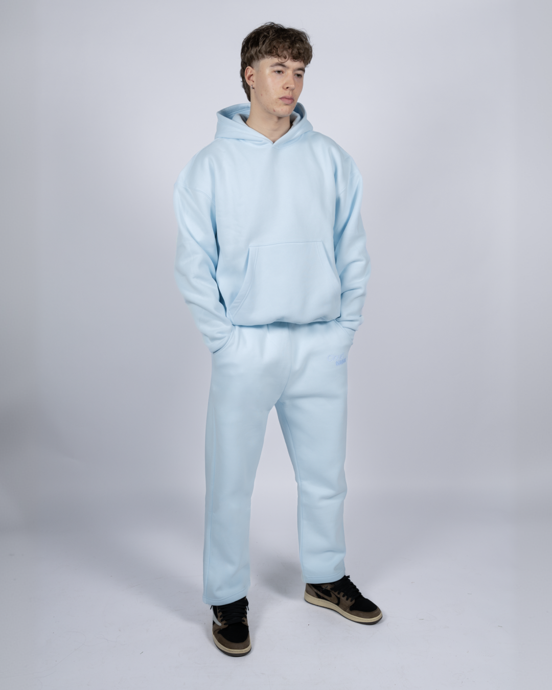 Aromatherapy Sweatpants - Baby blue - image 01