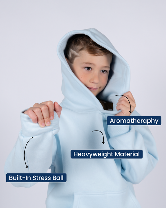 Kids Aromatherapy Hoodie - Baby blue - image 02