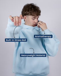 Aromatherapy Hoodie - Baby blue - image 02