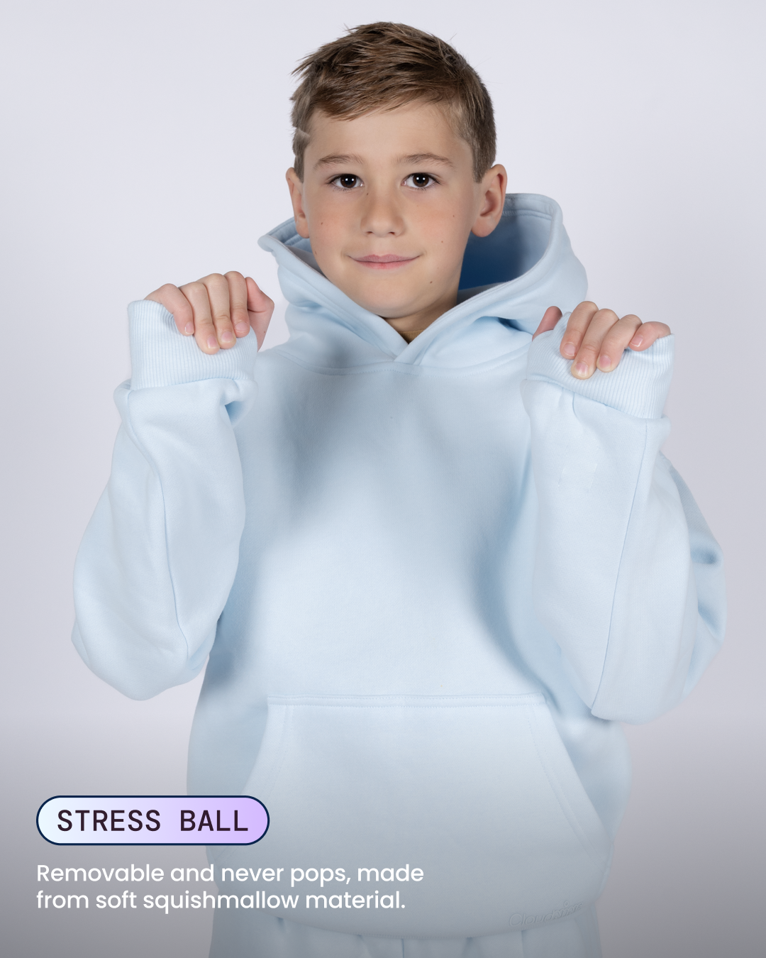 Kids Aromatherapy Hoodie - Baby blue - image 04