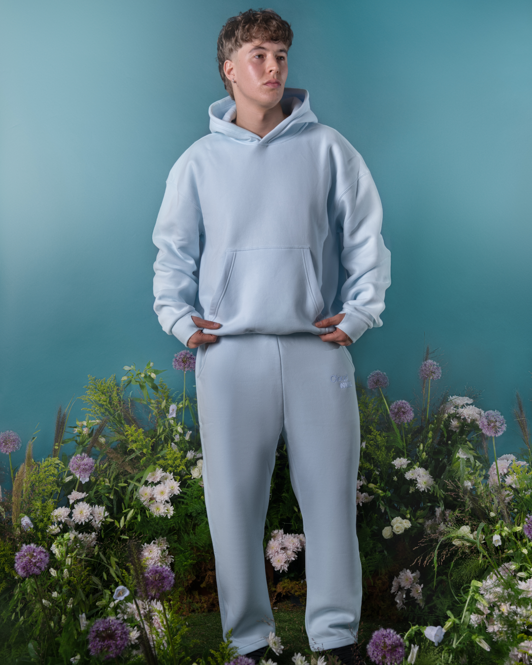 Aromatherapy Hoodie - Baby blue - image 06