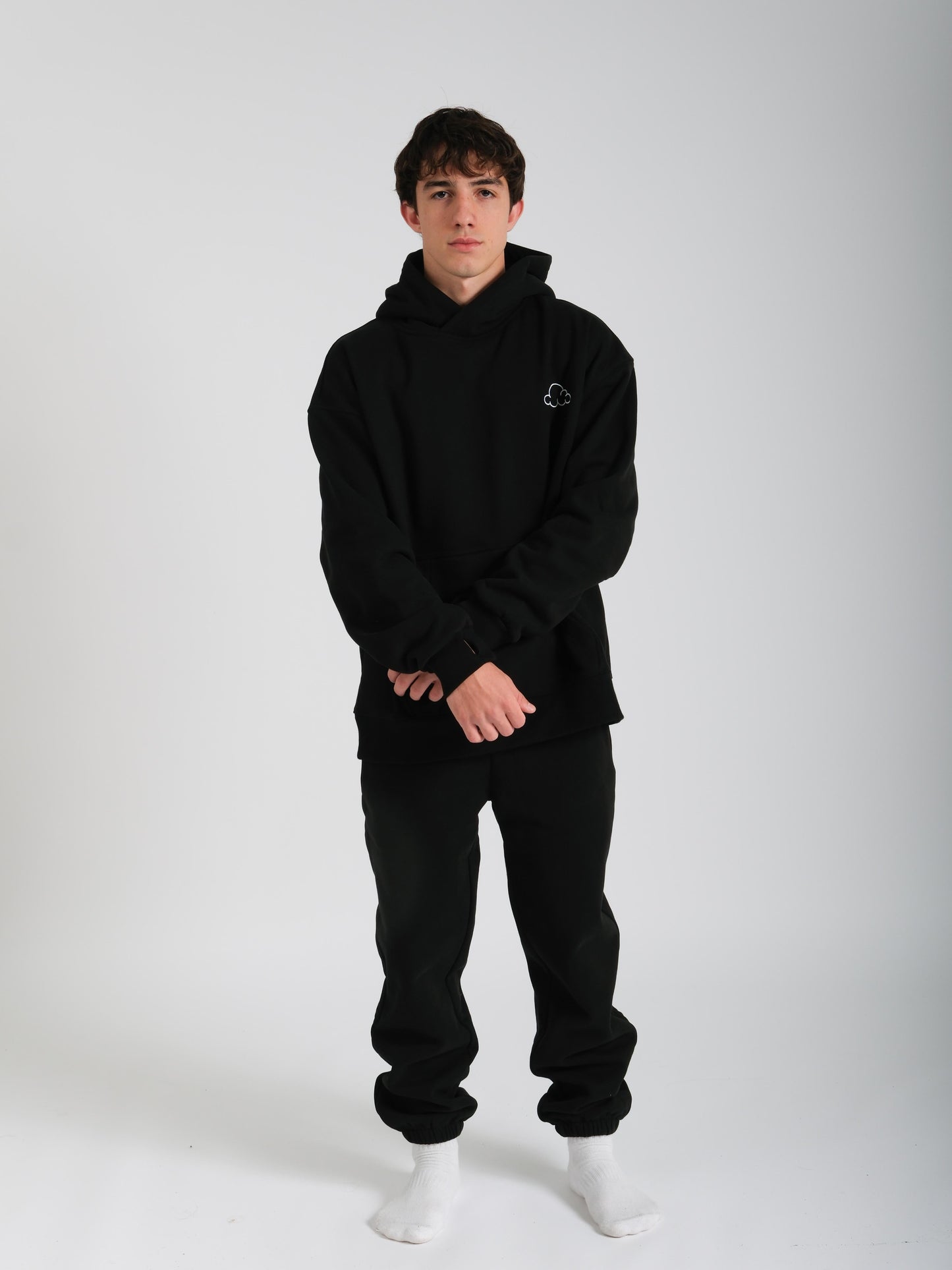 Black Hoodies and Sweatpants for Men​