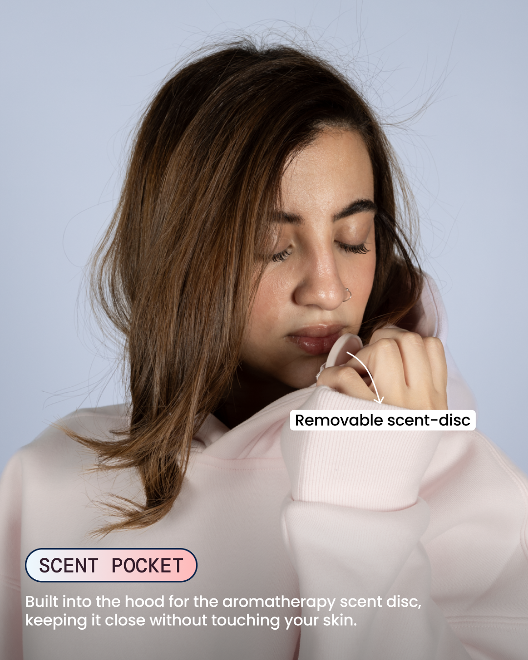 Aromatherapy Hoodie - Blush Pink - image 02