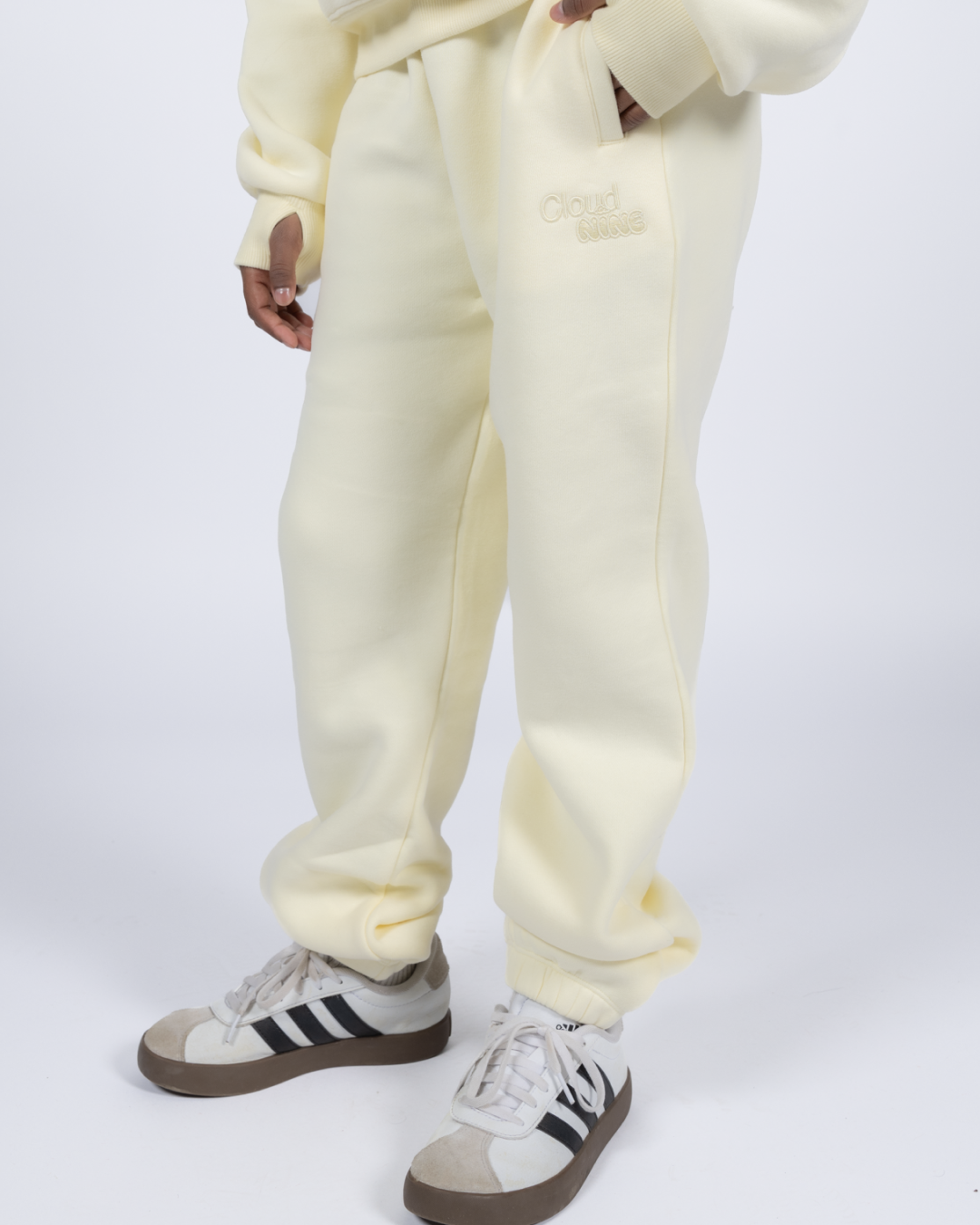Kids Aromatherapy Sweatpants - Butter yellow - image 02