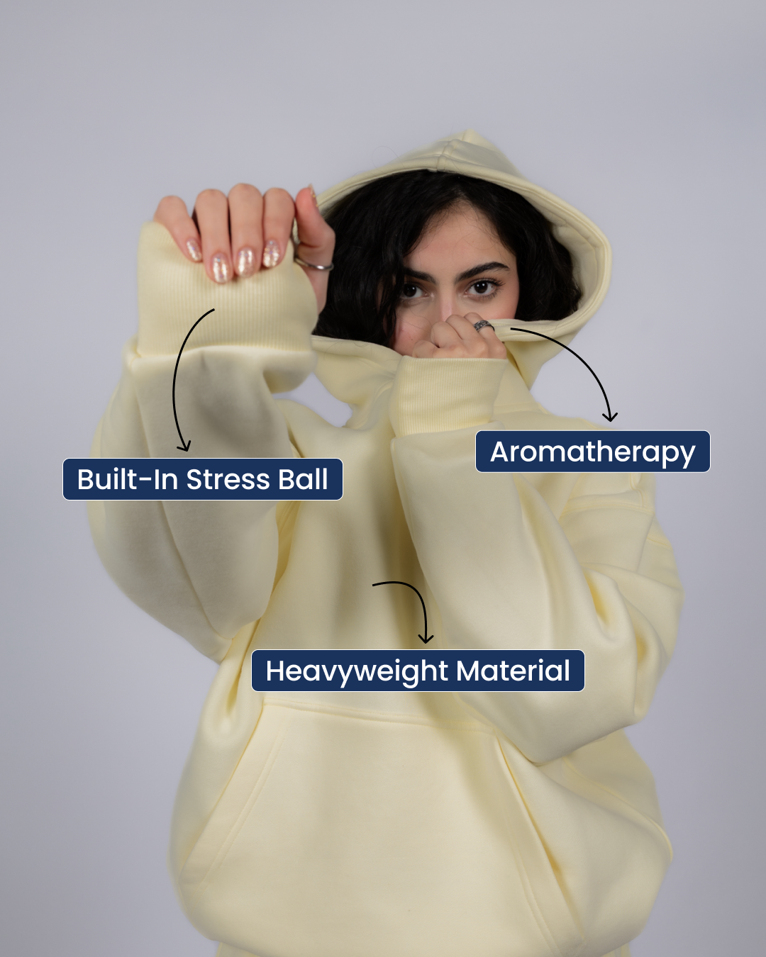 Aromatherapy Hoodie - Butter yellow - image 03