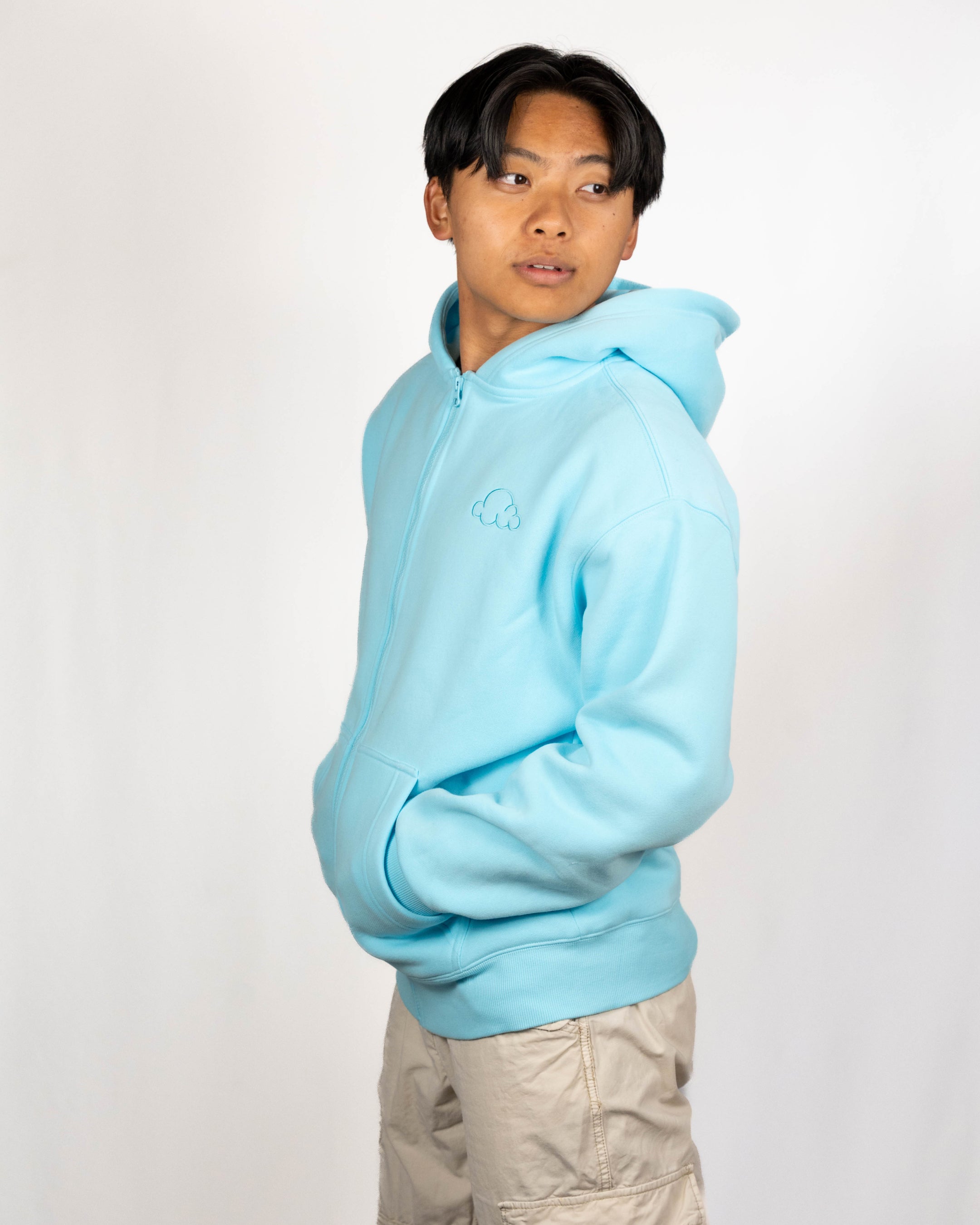 Cloud Zip-Up Hoodie | Oversized Everyday Comfort Layer – Cloud Nine