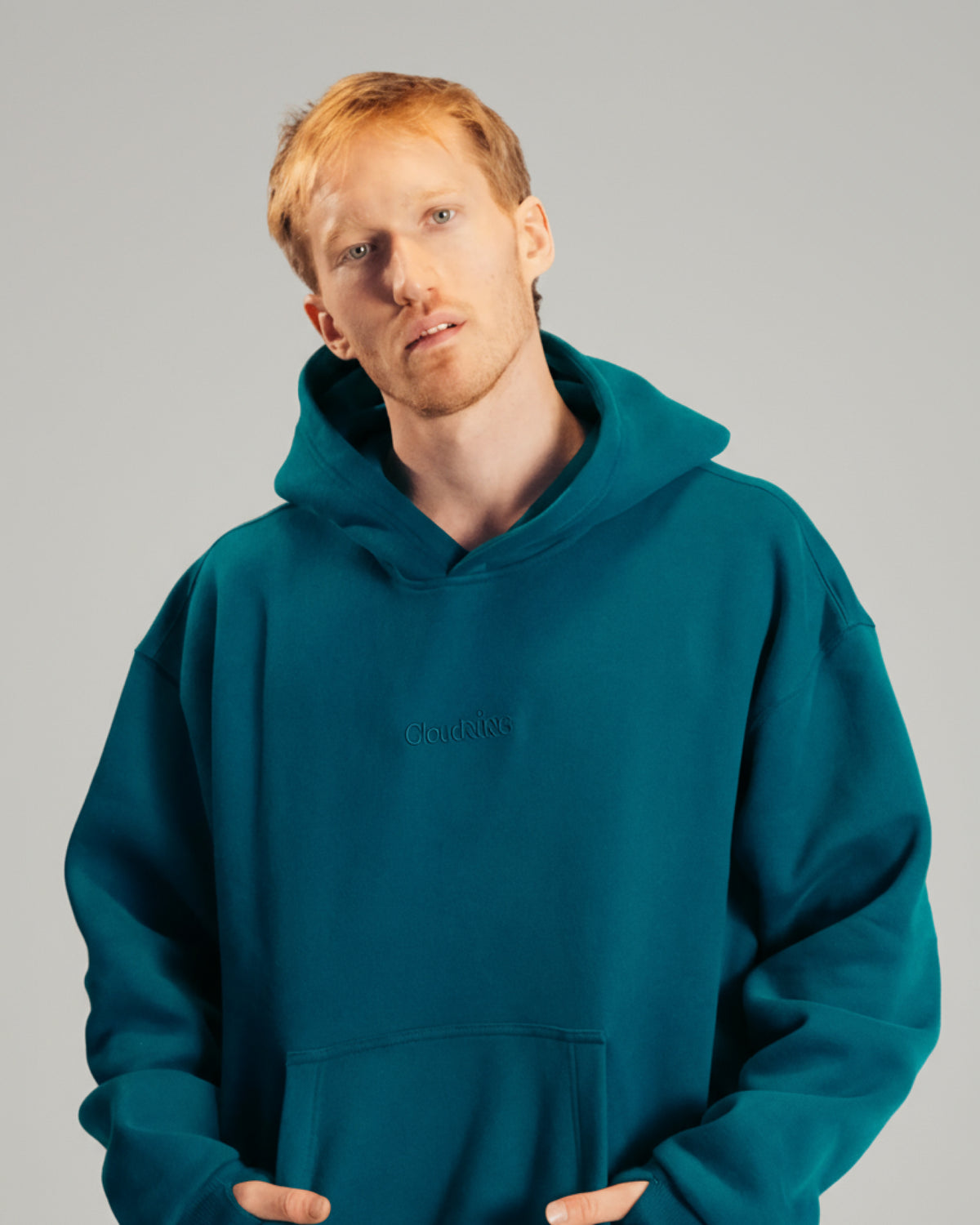 Cloud Nine Clothing Grounding hoodie on a model