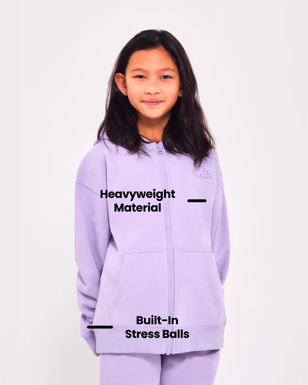 Cloud™ Kids Zip-up Hoodie