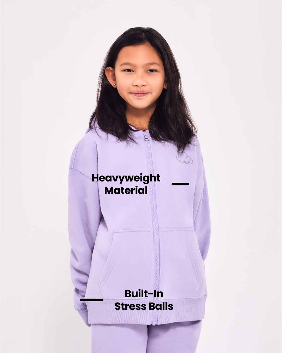 Cloud™ Kids Zip-up Hoodie