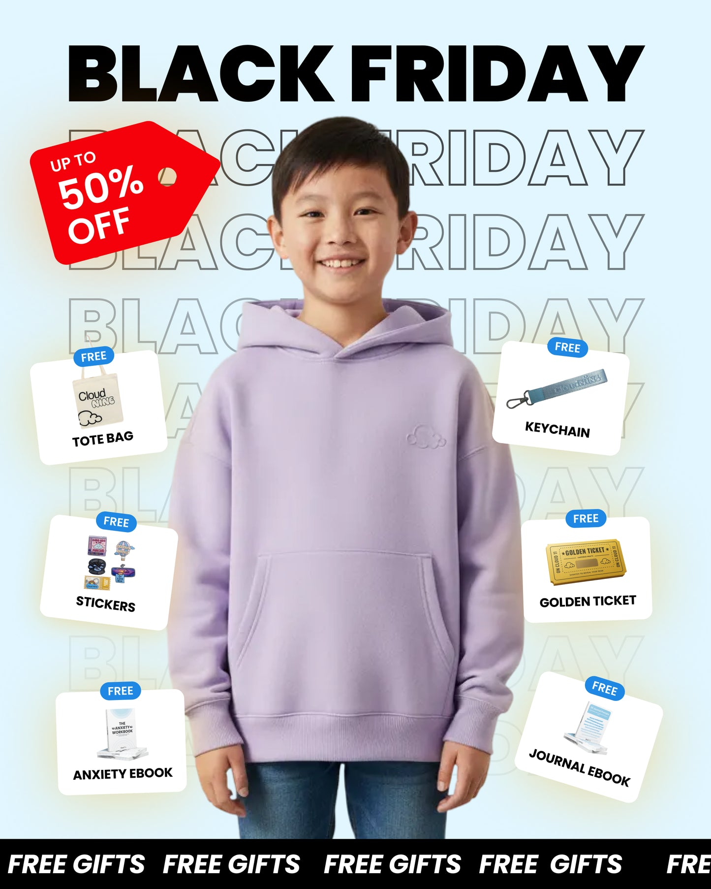 Cloud Kids Calming Hoodie
