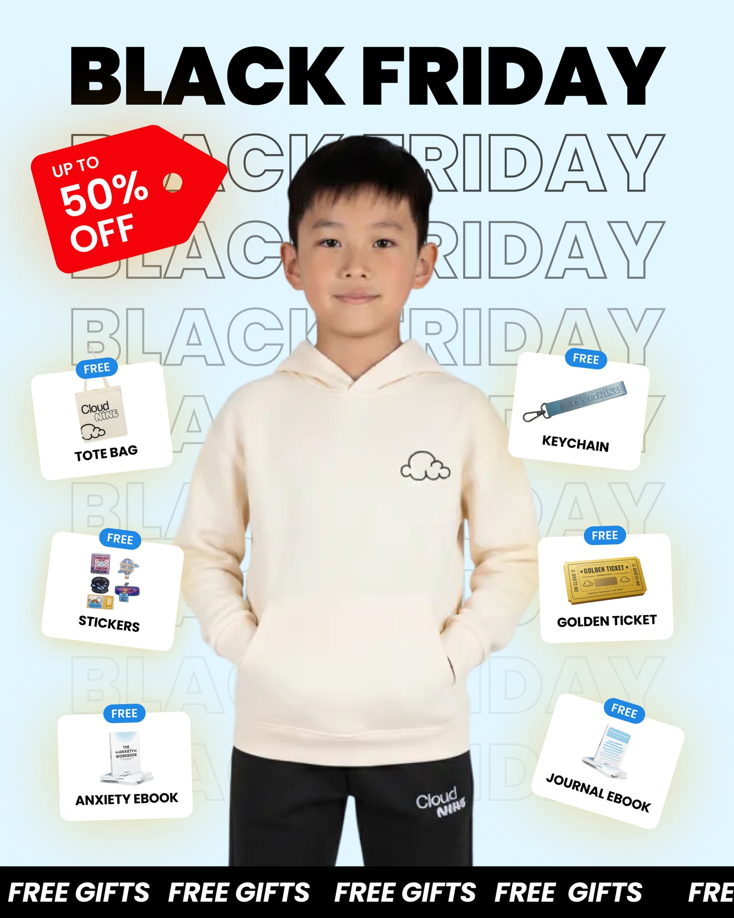 Cloud Kids Calming Hoodie