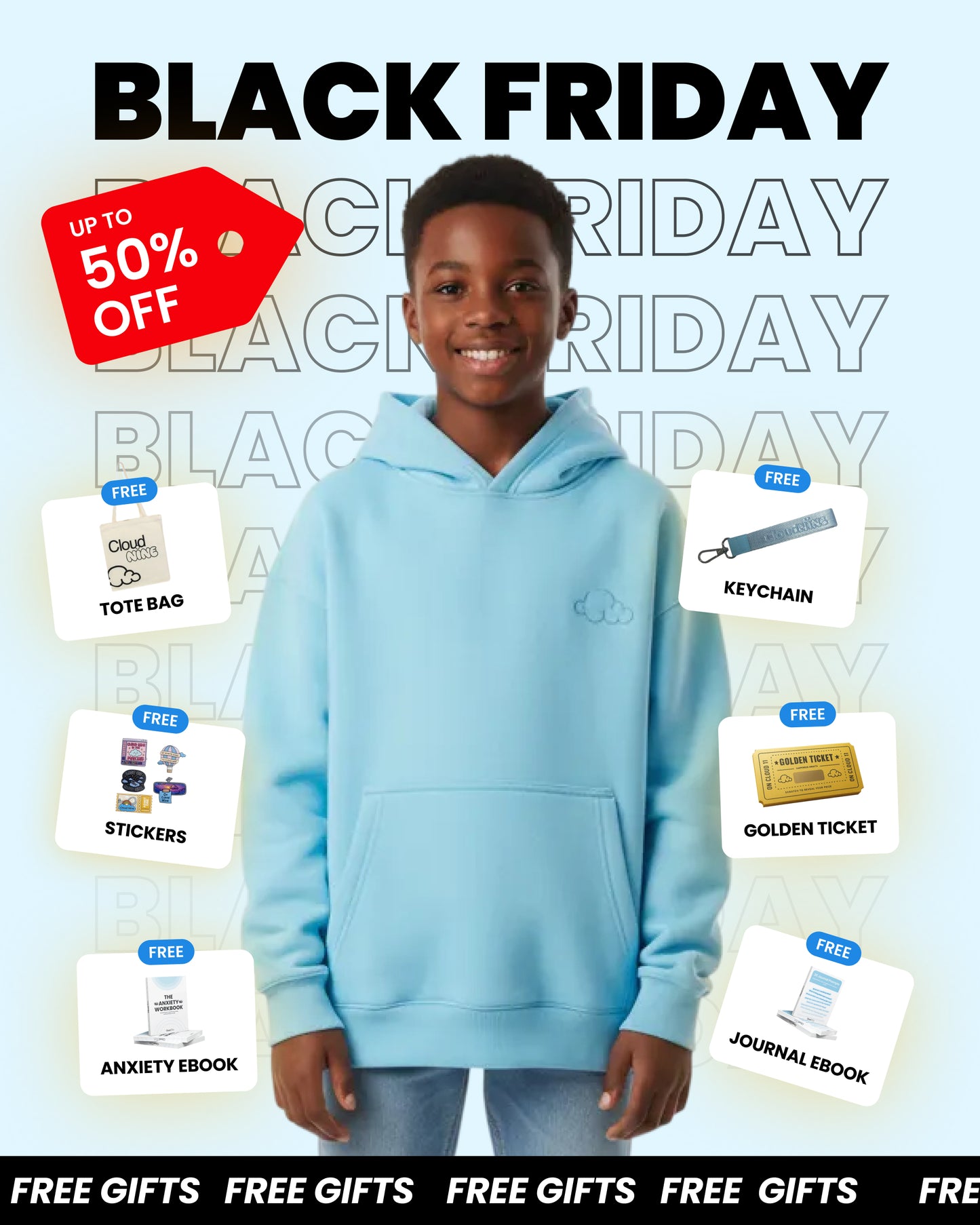 Cloud Kids Calming Hoodie