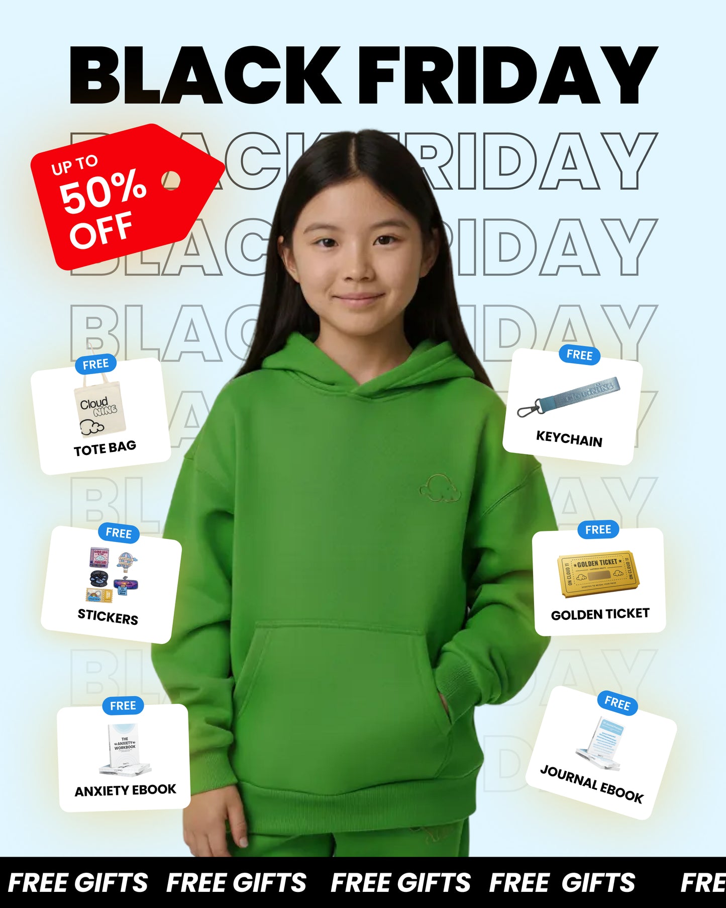 Cloud Kids Calming Hoodie
