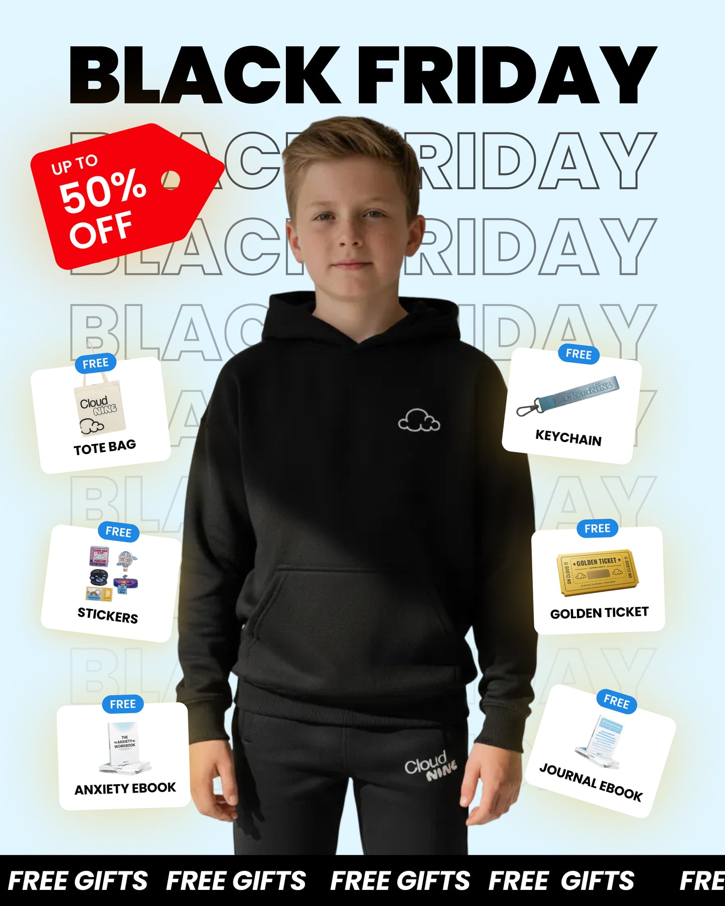 Cloud Kids Calming Hoodie