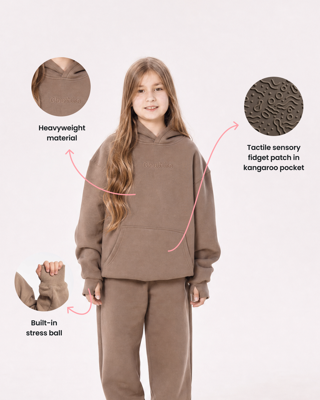 Grounding Kids Hoodie Bark image 02