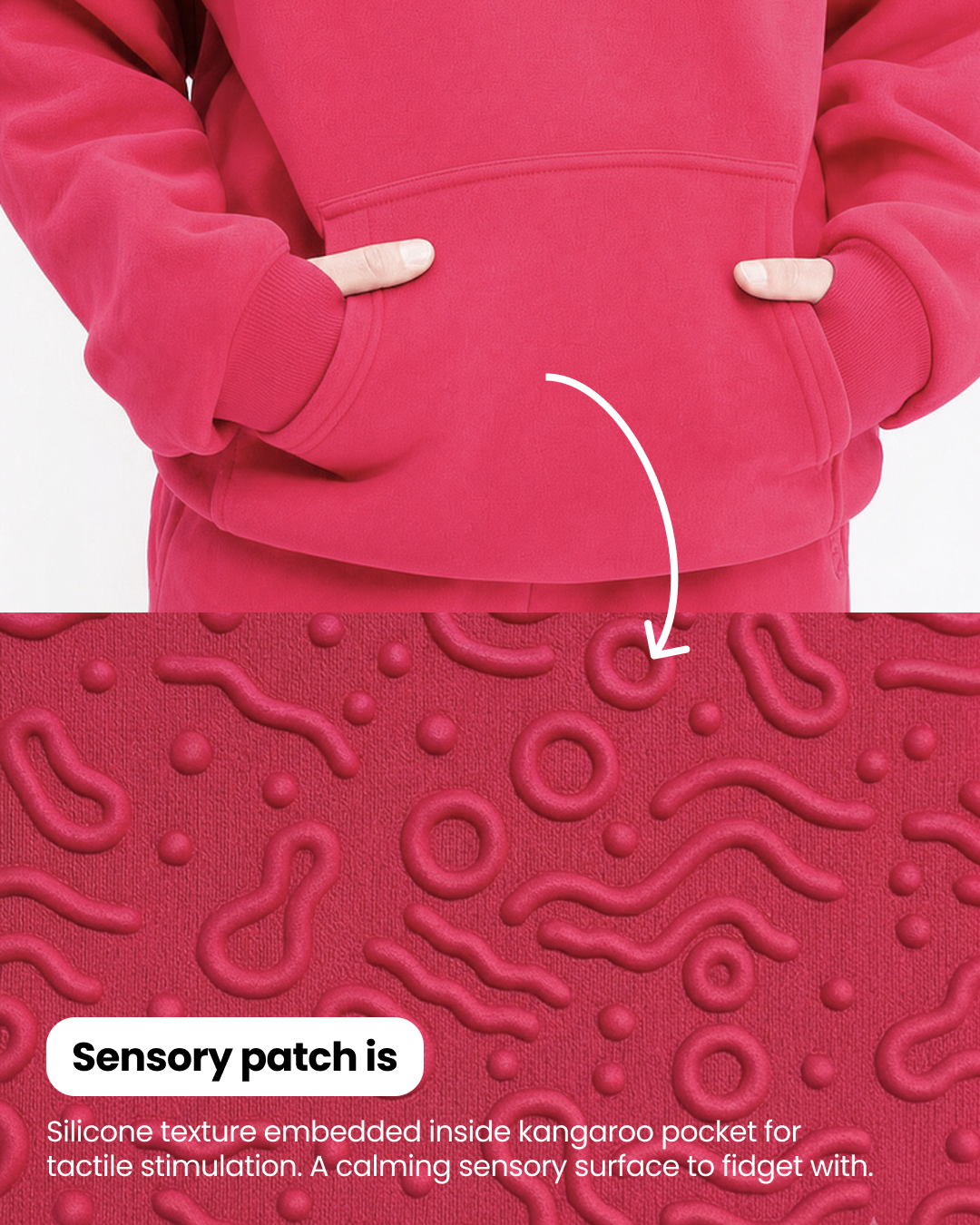 Grounding Kids Hoodie Berry image 03