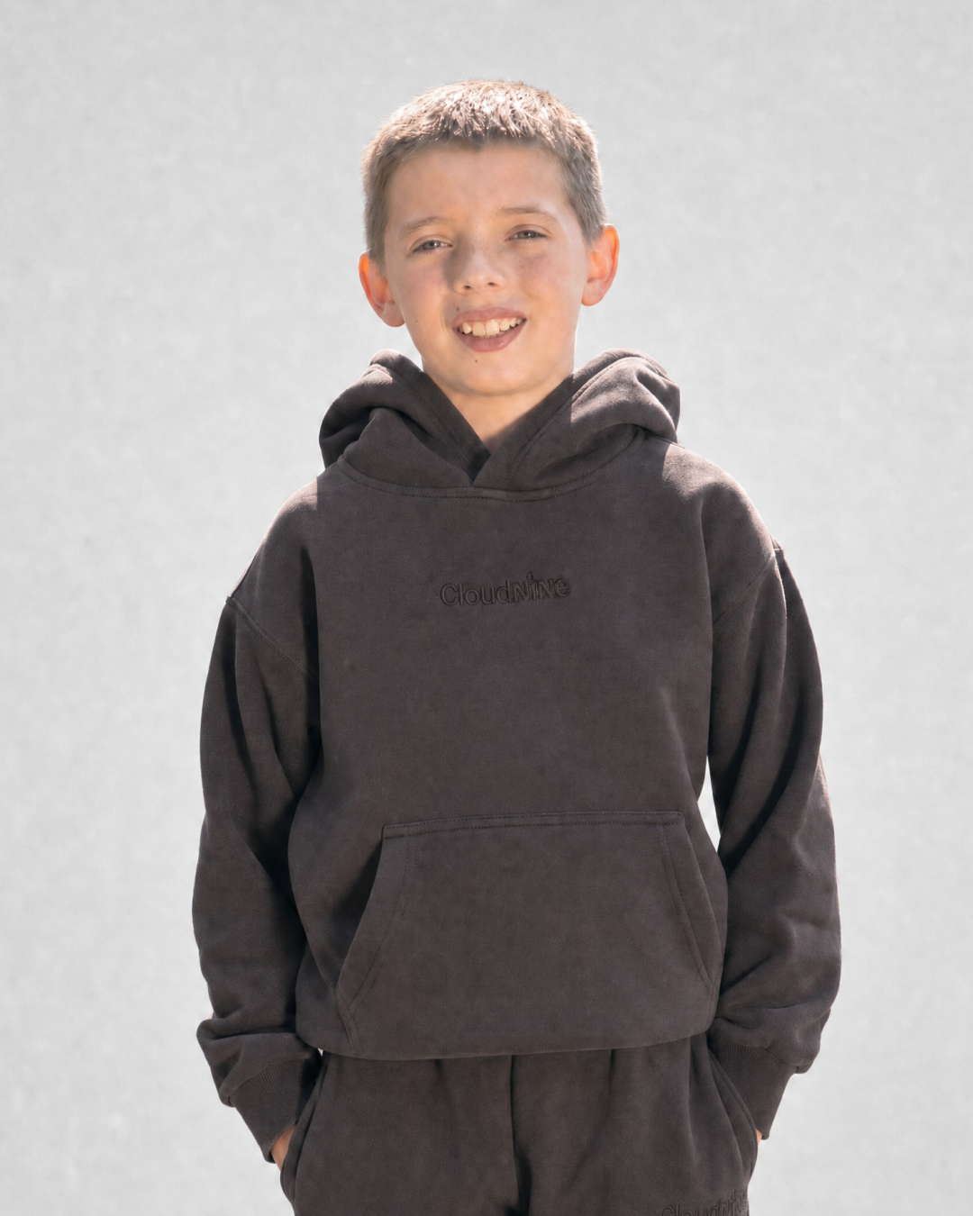 Grounding Kids Hoodie Espresso image 01