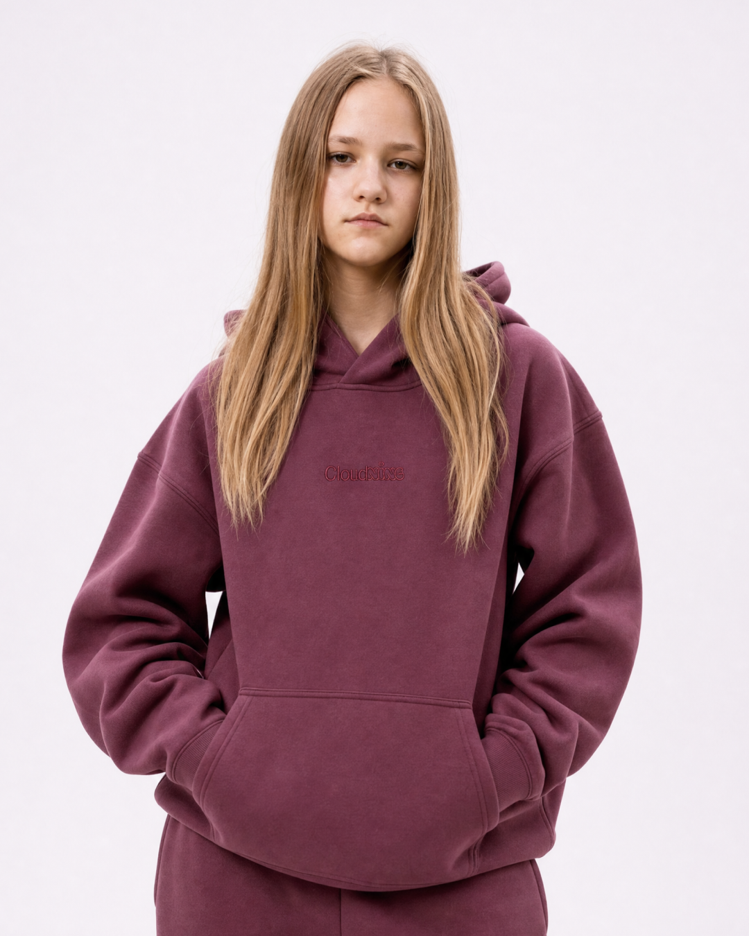 Grounding Kids Hoodie Rose image 01