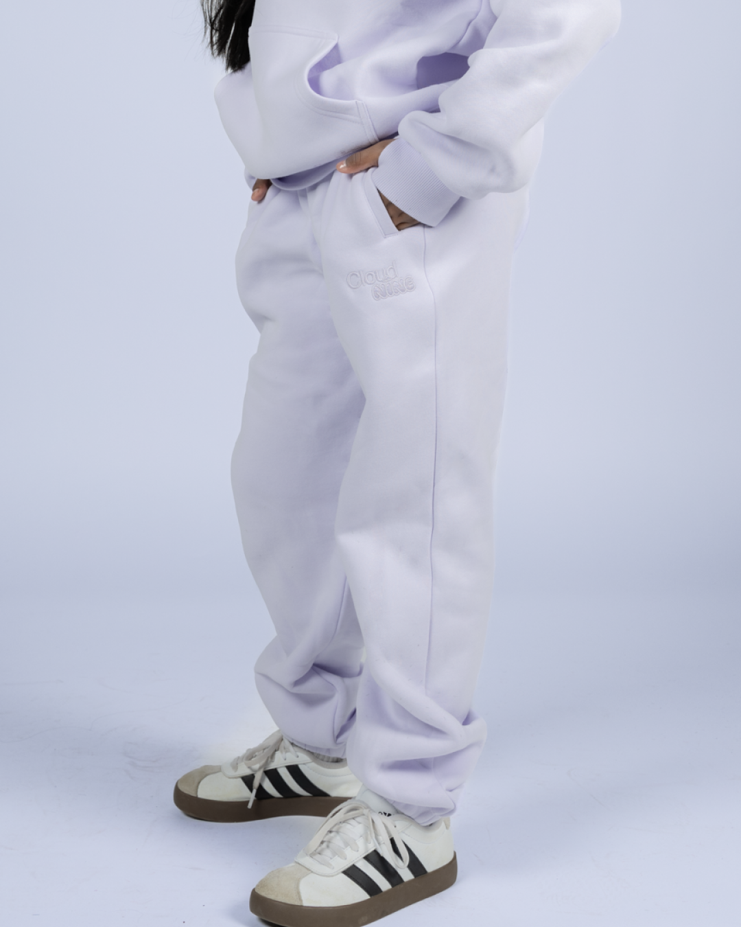 Kids Aromatherapy Sweatpants - Lilac - image 02