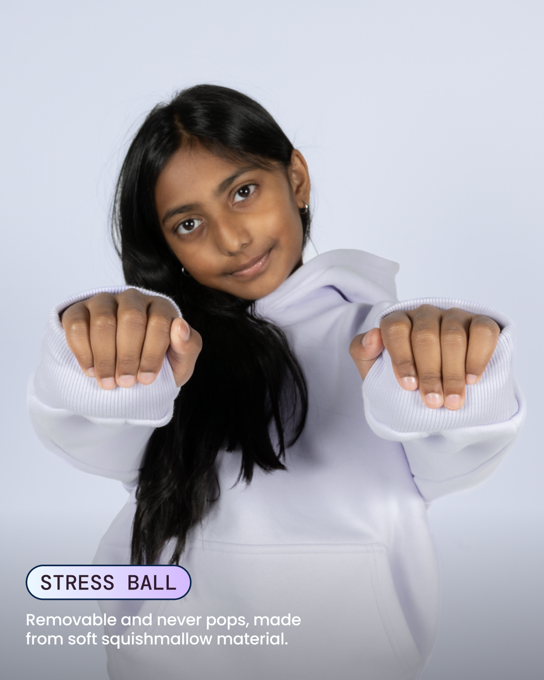 Kids Aromatherapy Hoodie - Lilac - image 04