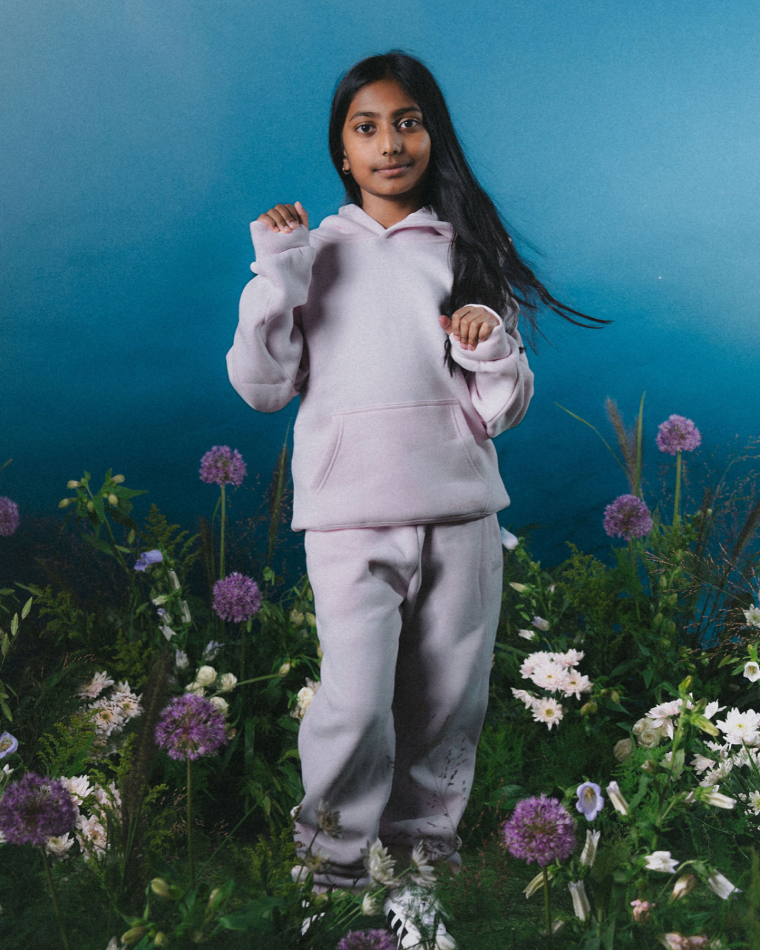Kids Aromatherapy Hoodie - Lilac - image 05