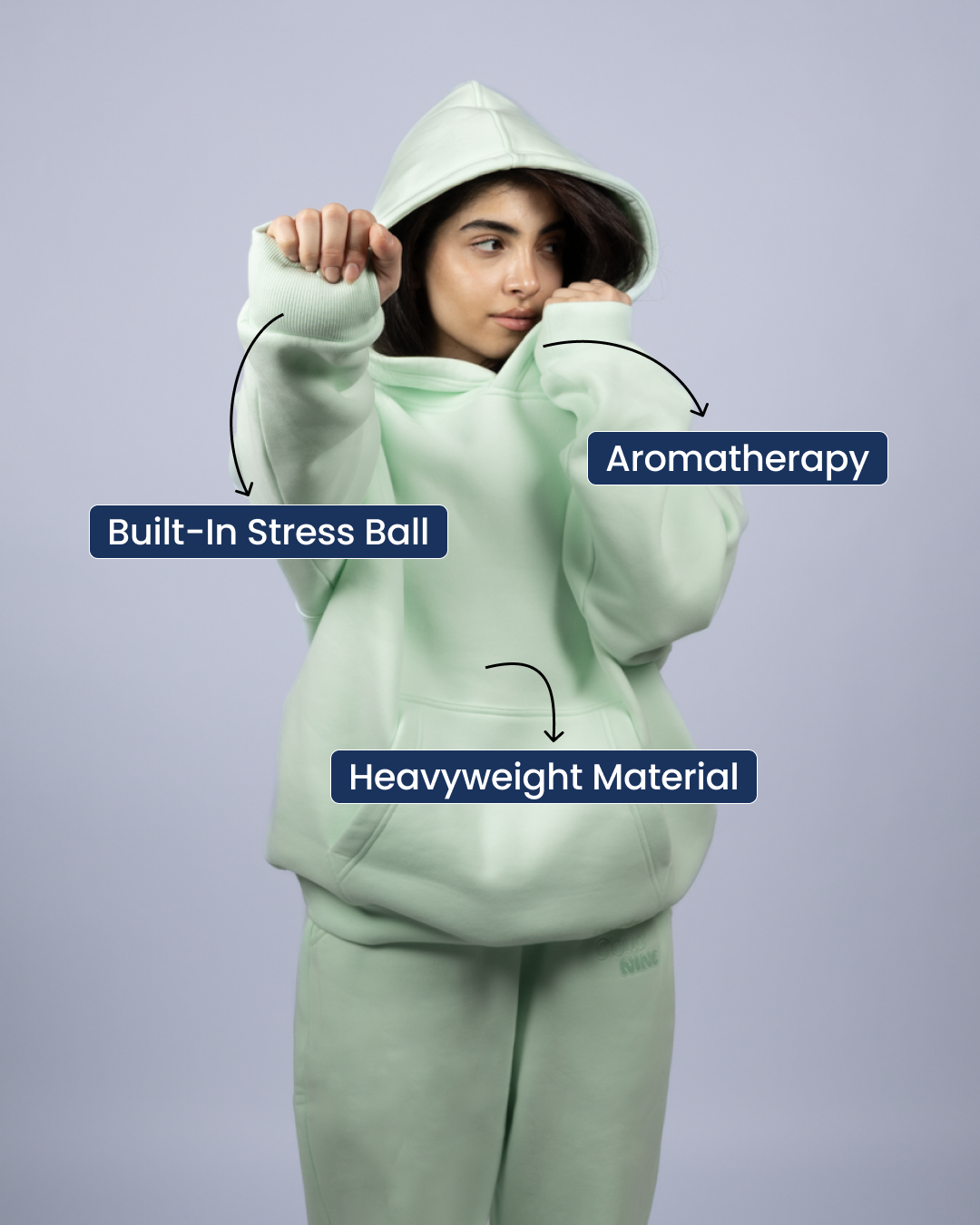 Aromatherapy Hoodie - Mint - image 01