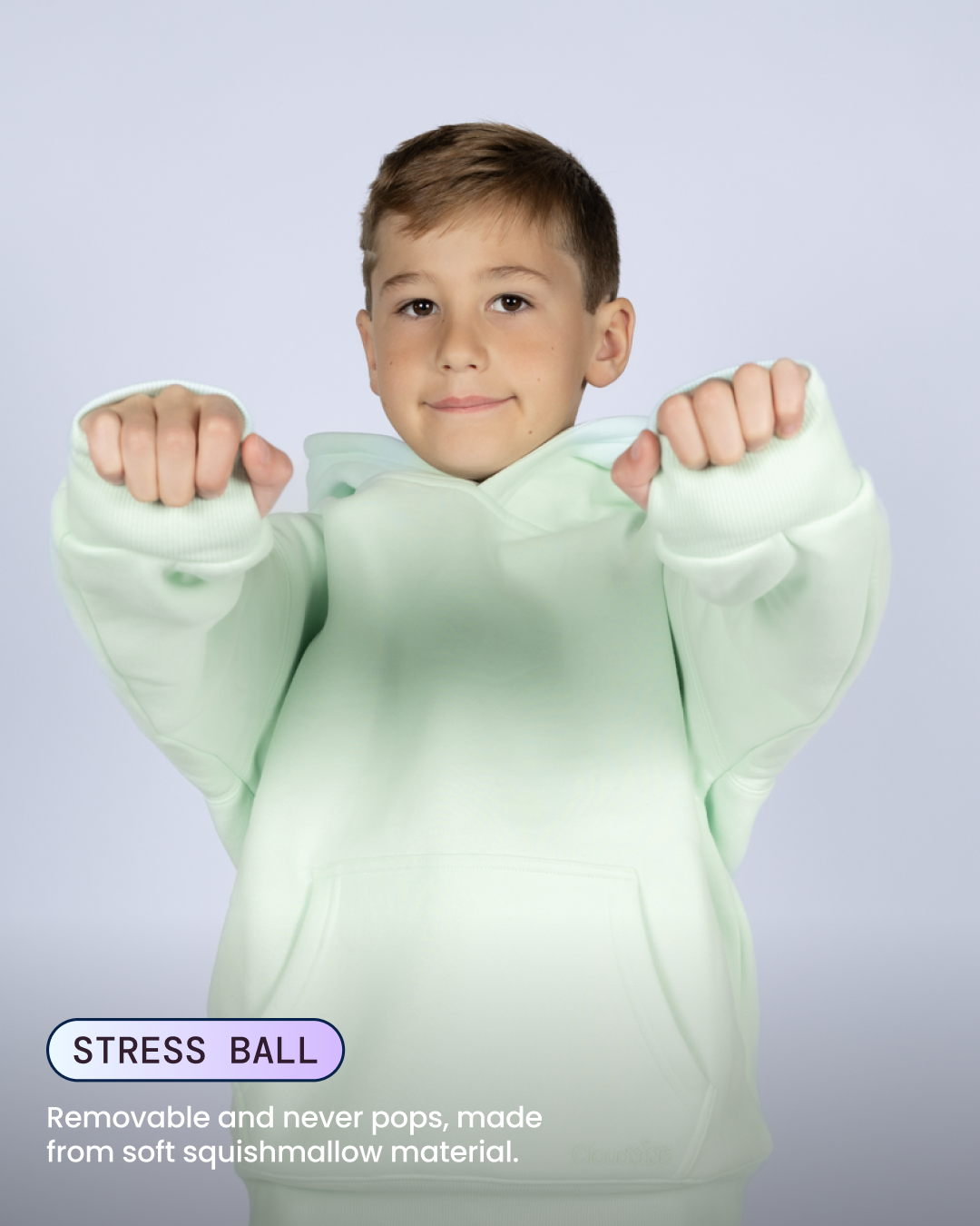 Kids Aromatherapy Hoodie - Mint - image 04