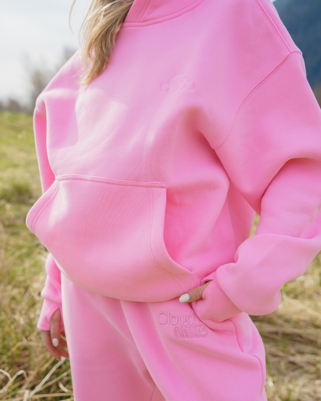 Pastel Cloud Best Comfort Hoodie in Cotton Candy