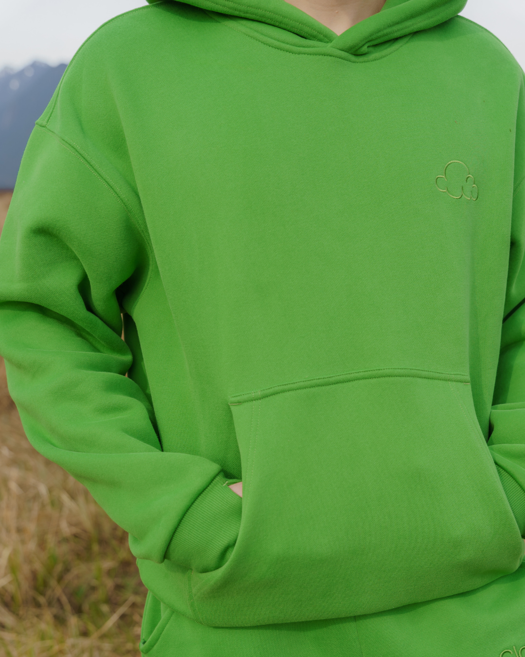 Pastel Cloud Best Hoodie in Matcha Green