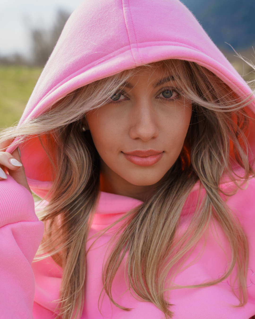 Pastel Cloud Comfort Hoodie in Cotton Candy