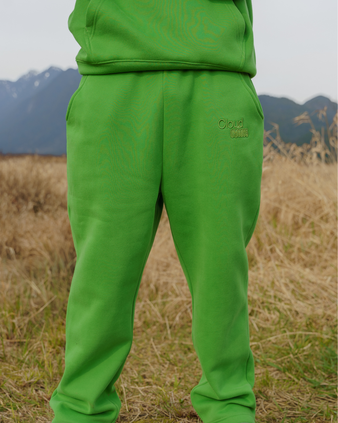 Pastel Cloud Comfy Sweatpants Matcha Green 