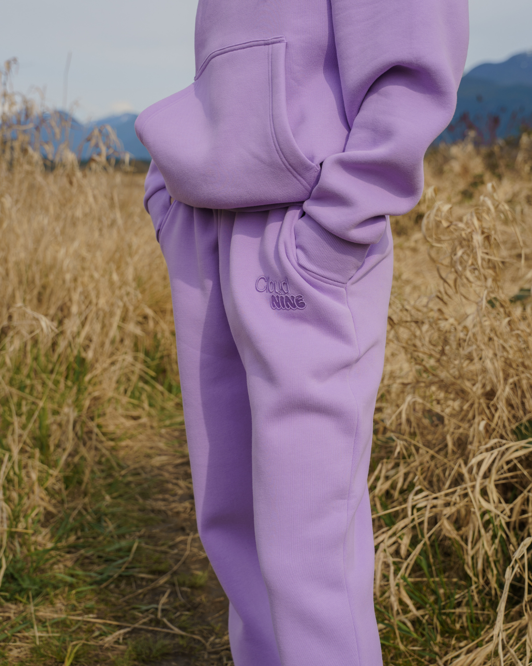 Pastel Cloud Sweatpants Lavander 