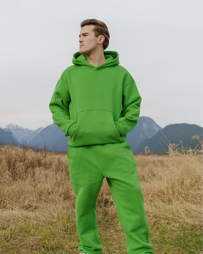 Pastel Cloud Sweatpants Matcha Green 