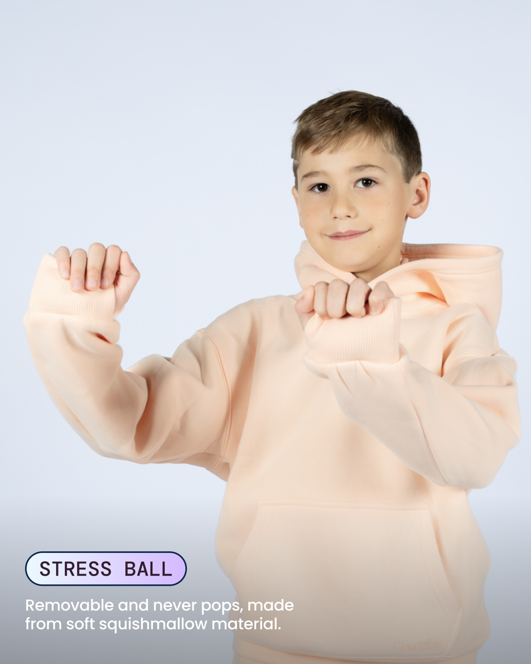Kids Aromatherapy Hoodie - Peach - image 04