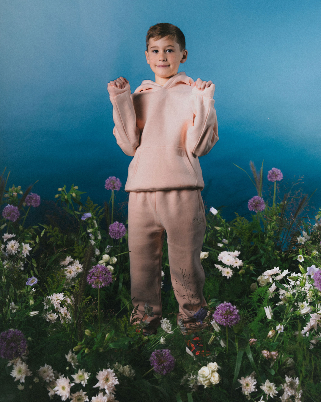 Kids Aromatherapy Hoodie - Peach - image 05
