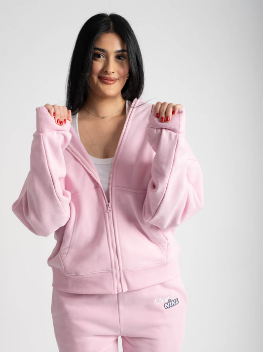 Pink Zip Up.