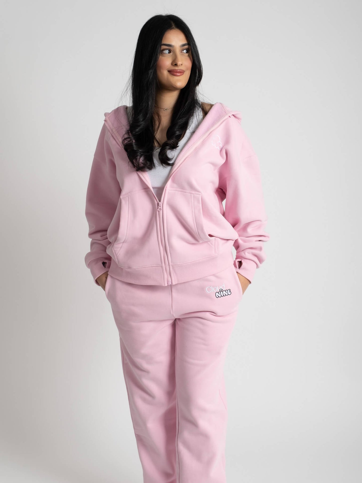 Pink Zip up