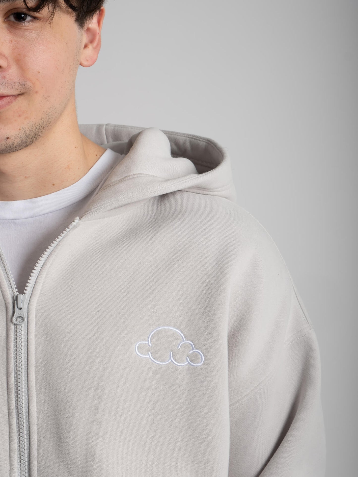 Quality Grey Zip Up
