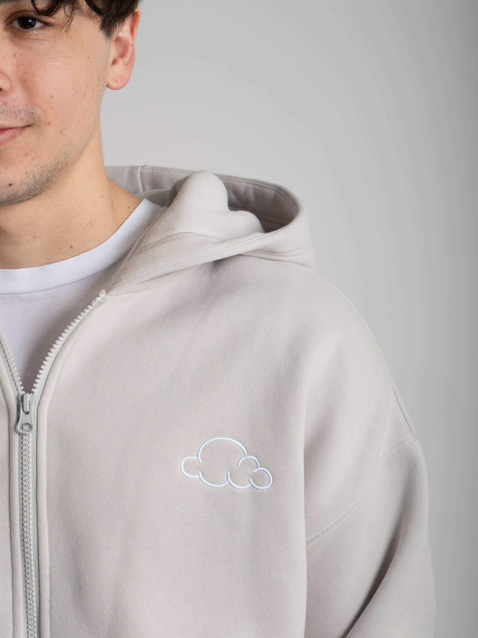 Quality Grey Zip Up