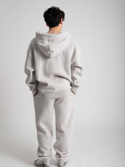 Quality Grey Zip Up Hoodie