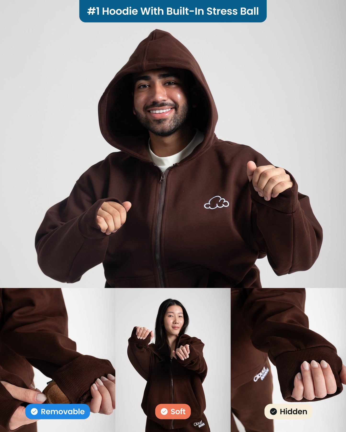 Cloud Zip-Up Hoodie