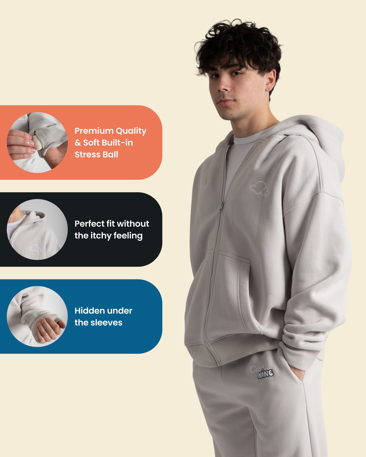 Cloud Zip-Up Hoodie