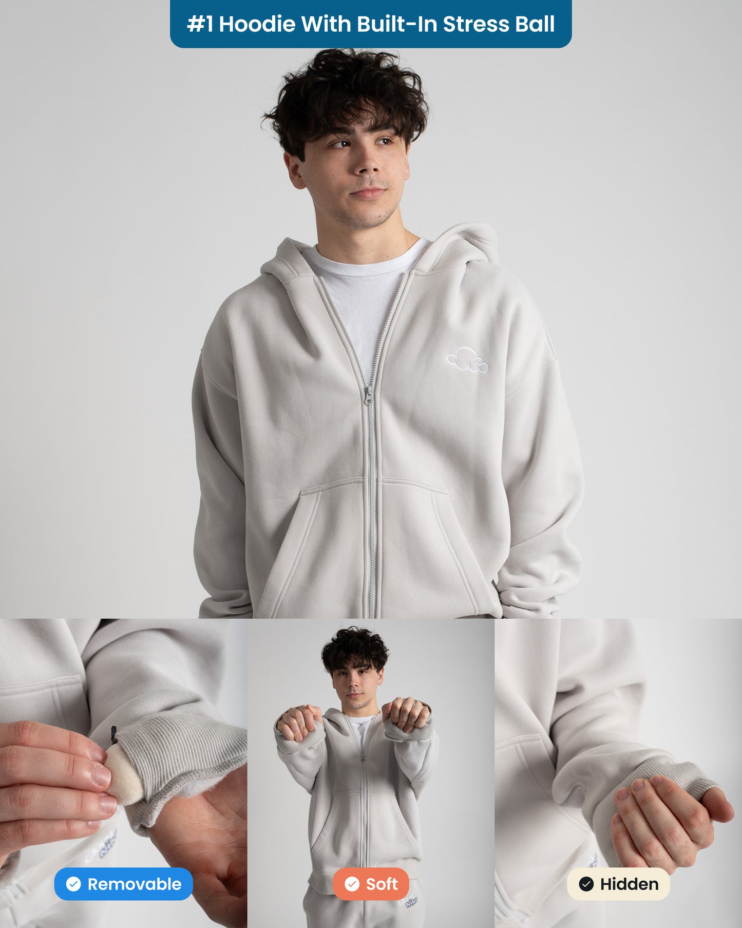 Cloud Zip-Up Hoodie